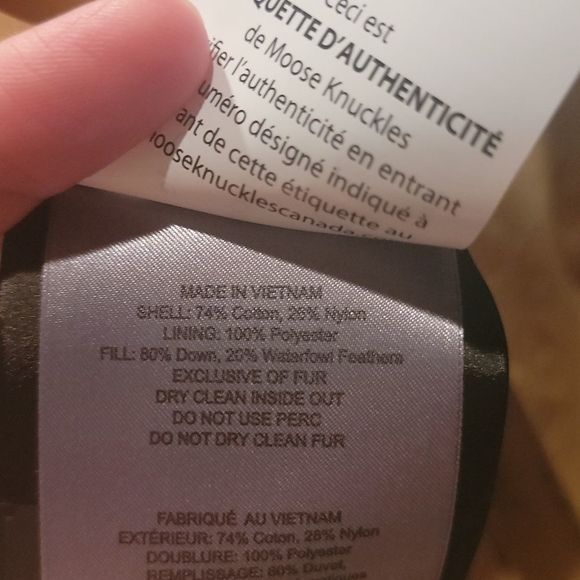 ****SOLD*****Moose Knuckles Parka Jacket - Picture 13 of 13